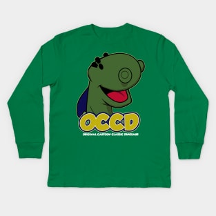 OCCD Original Cartoon Classic Dinossaur Kids Long Sleeve T-Shirt